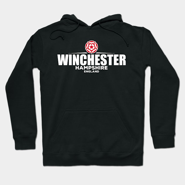 Winchester Hampshire England Hoodie by LocationTees